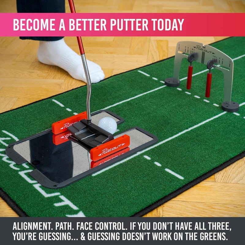 PuttOut Magnetic Putting Mirror with Adjustable Gate - Image 3